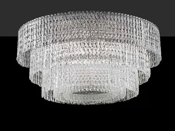 CASCADE PL 82 - Crystal ceiling lamp _ Euroluce Lampadari